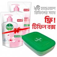 Dettol Handwash 170ml Refill Poly Skincare X 2 Free Tiffin Box - 3272471