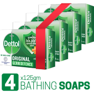 Dettol Soap 125 gm Original Quad Pack (125 gm X 4) - 3299898