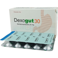 Dexogut 30 mg 10's Strip Capsule