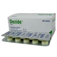 Dezide 50 mg Plus 25 mg - 10's Strip Tablet icon