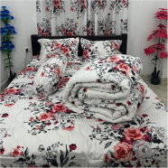 Diamond Touch Premium Twill Cotton Comforter Set 5 Pcs - C-SET 03
