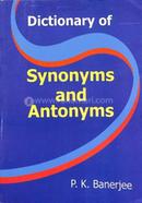 Dictionary Of Synonyms and Antonyms