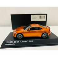 Die Cast 1:43 – Kyosho Toyota 86 Gt Limited 2016 – Orange image