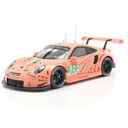 Die Cast 1:43 – Spark Porsche 911 RSR Type 991 Winner 24h Du Mans 2018 N° 92 Pink Pig image