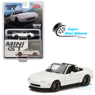 Die Cast 1:64 – MINI GT 304 – Mazda Miata MX-5 – Tuned Version Classic White image