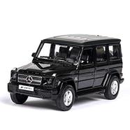 Diecast Metal Car 1: 32 Scale Mercedes Benz AMG G 55 63 Pull Back Alloy Car With Light And Sound Auto Model-Black