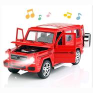 Diecast Metal Car 1: 32 Scale Mercedes Benz AMG G 55 63 Pull Back Alloy Car With Light And Sound Auto Model-Red