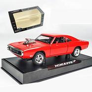 Diecast Mini Auto 1:32 Dodge Charger The Fast And The Furious Alloy Car Metal Car Die Cast Models Kids Toys For Children Classic Red