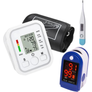 Digital Blood Pressure Checking Machine, Digital Thermometer And Digital Pulse Oxymeter, 3 Combo icon