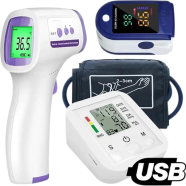 Digital Blood Pressure Machine Infrared Thermometer Pulse Oximeter Combo Pack icon