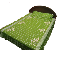 Digital Home Tex Cotton 8.5/7.5 Feet Double Size Bedsheet With Two Pillow Covers