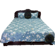 Digital Home Tex Cotton 8.5/7.5 Feet Double Size Bedsheet With Two Pillow Covers - Bed Sheet icon