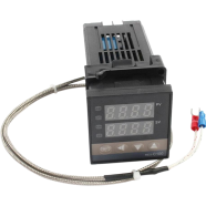 Digital LCD REX-C100 Temperature Controller 0-400 Degree Celcius With K Type Thermocouple