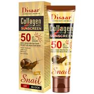 Disaar Collagen Sunscreen SPF 50 PA plus plus plus - 50g