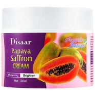 Disaar Papaya Saffron Anti Ageing Whitening and Brighten Cream 120g