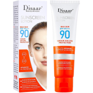 Disaar Sunscreen SPF 90 Long Lasting UV Protector Glowing Anti-aging Repair Skin Protective - 50ml