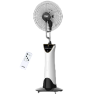 Disnie DMS-16R 16″ Rechargeable Mist Fan with Digital Display and LED Night Light with Remote