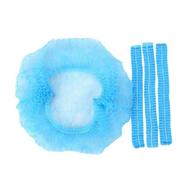 Disposable Head Cover - 5 Pcs - Blue