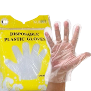 Disposable Plastic Gloves – Food Safe, Hygienic and Multipurpose Hand Protection (100 pcs) icon