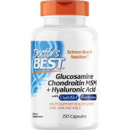 Doctor's Best Glucosamine Chondroitin MSM Hyaluronic Acid - 150 Veggie Capsules