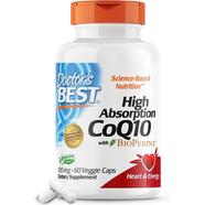 Doctor's Best High Absorption CoQ10 with BioPerine 100 mg - 60 Softgels