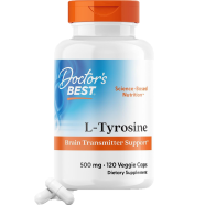 Doctor's Best L-Tyrosine 500 mg 120 Veggie Capsules