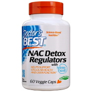 Doctor's Best NAC Detox Regulators With Seleno Excell - 60 Veggie Capsules -523183193