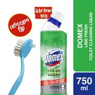 Domex Toilet Cleaning Liquid Lime Fresh 750ml Get Basin Brush Free - 69991383