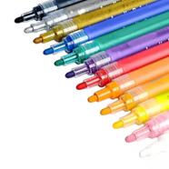 Doms Acrylic Paint Marker Pens Set Of 12 Colors Water Based Paint Pen for Rock Painting Canvas Photo Album DIY C
