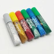 Doms Glitter Tubes 6 Shades Pouch Pack | Pen Shaped Tip for Accuracy | Glitter Flakes That Creates A Sparkling Effect | Ideal for Decorating Greeting Cards