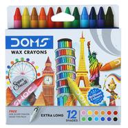 Doms Wax Crayon 12 Colors Pack