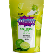 Doom Dish Wash Liquid Lemon 250 ml