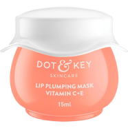 Dot and Key Lip Plumping Mask With Vitamin C plus E For Naturally Glowing Lips (Blood Orange and Nectarine) - 15ml