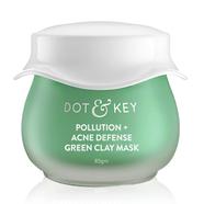 Dot and Key Skin Care Pollution plus Acne Defense Green Clay Mask - 85g