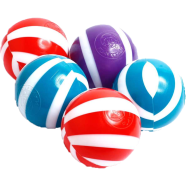 Double Colored Plastic Kids Ball 5 Pcs icon