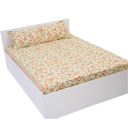 Double King Size - Bed Sheet Set with Matching Two Pillow Covers