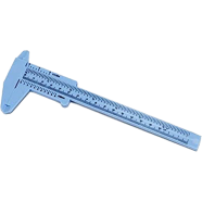 Double Scale Plastic Slide Vernier Caliper 0-150mm– Blue Color - 24457