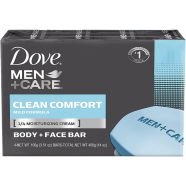Dove Clean Comfort Hydrating 3-N-1 Men plus Care Bar 106 gm - 139701629