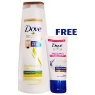 Dove Shampoo Nourishing Oil Care 340ml with Conditioner Free - 69618422