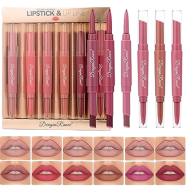 Dragon Ranee 6Pcs Matte Velvet Lipstick Plus Lip Liner Set - Long-Lasting Vegan Lip Makeup Kit for Colorful and Defined Lips