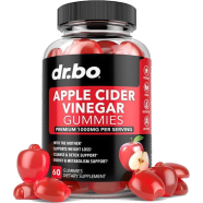 Dr.bo Apple Cider Vinegar Gummies Permium 1000 mg Per Serving 60 Gummies -525092031