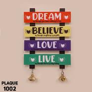 Dream Belive Love Live Wall Plaque Home Decoration Wall Canvas Poster For Wall Decoration Wall Canvas Print Canvas Painting For Wall - PLAQUE1002