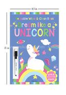 Dream Like A Unicorn Reusable Wipe And Clean Activity Book