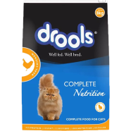 Drools Adult Complete Nutrition (1 Year) Dry Cat Food Real Chicken - 1.2 kg icon