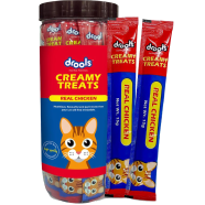 Drools Cat Creamy Treats Real Chicken (15 gm x 25) Pack icon