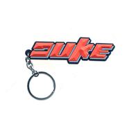 Duke PVC Keychain Key Ring Orange Rubber Motorcycle Bike Car Collectible Gift - (keyring_duke)