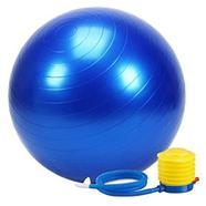 Durable PVC Yoga Ball For Home Gym 75cm- Plain (multicolor).