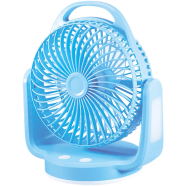 Duration Power DP-7620 Rechargeable Desktop Fan With LED Light. image