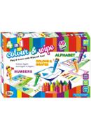 EKTA 4 IN 1 COLOUR and WIPE ALPHABET - LW-ET129