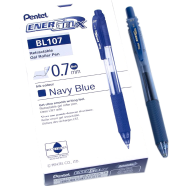 ENERGEL-X GEL ROLLER PEN 0.7MM NAVY BLUE - BL107-CAX